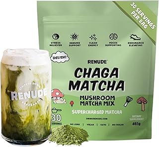 Renude Chaga Matcha Superfood Drink Mix