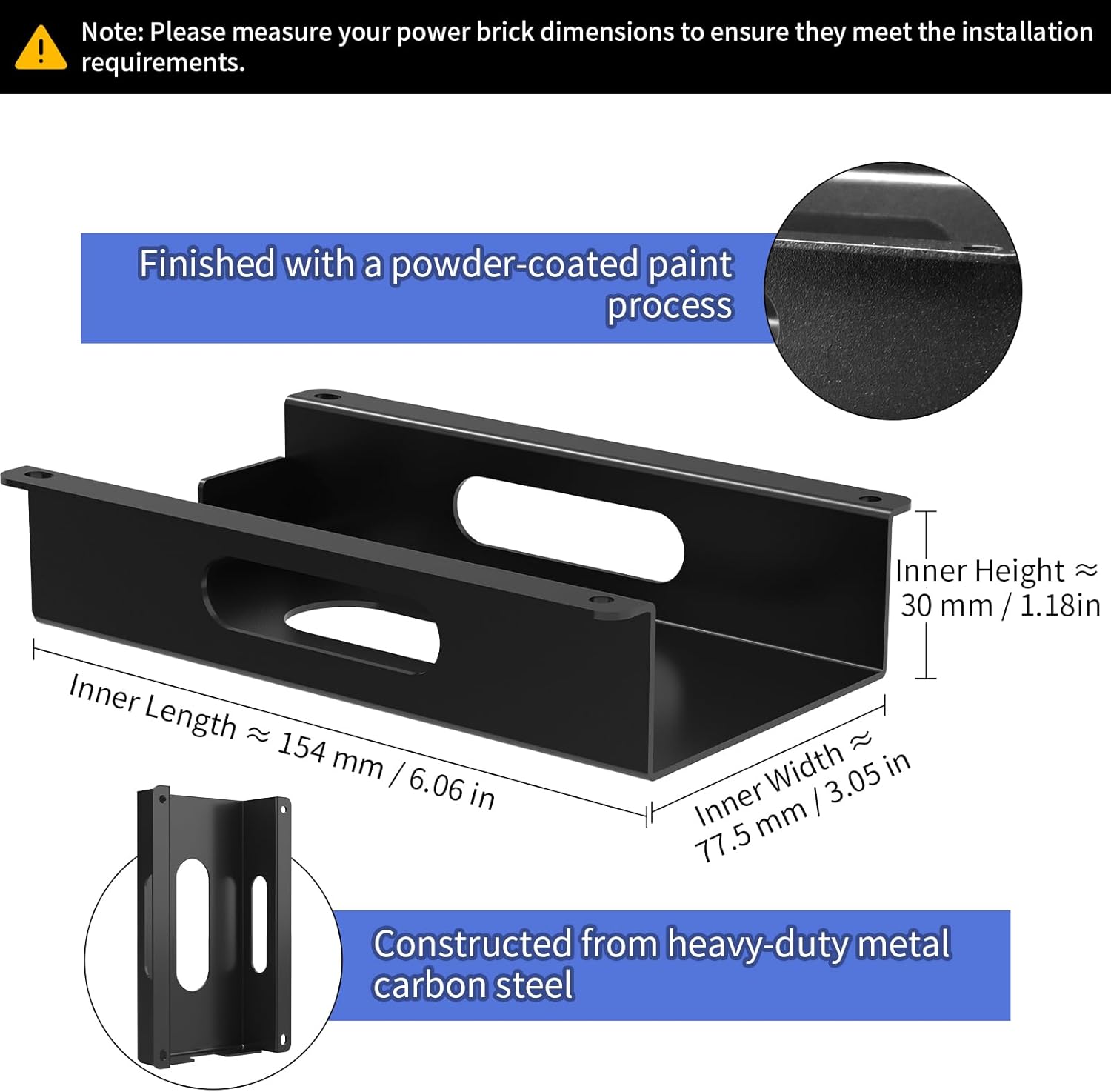 デスク下マウント Dell WD19 / WD19S / WD19TB / WD19TBS / WD19DCS / WD22TB4