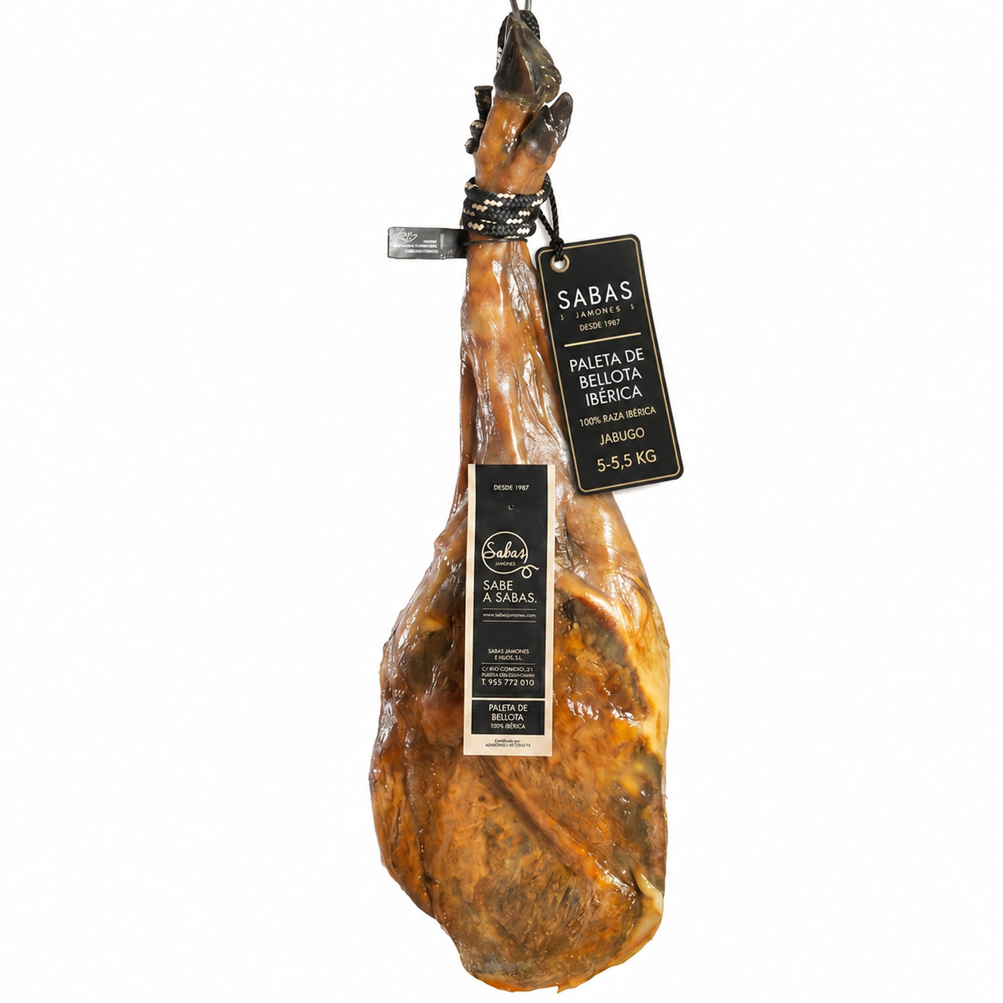 Paleta Iberica de Bellota 100% Raza Iberica Pieza Entera 5 kg Jabugo