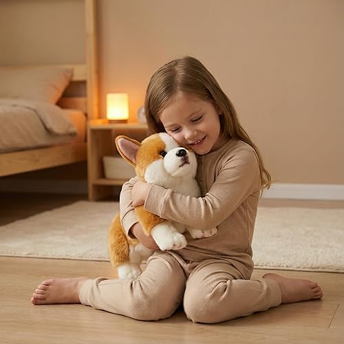 Miniatura 5 de CU-MATE Perro de peluche para niñas y niños (Louie Welsh Corgi)