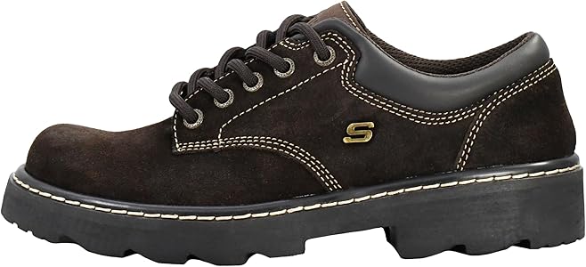 Amazon.com | Skechers Women's Parties-Mate Oxford,Chocolate Suede