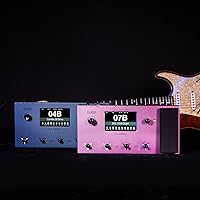 Vista 5 de FLAMMA FX200 Multi Effects - Procesador de guitarra con pantalla táctil LCD de 5 pulgadas, puerto MIDI programable, extensos módulos de soporte