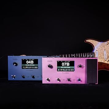 FLAMMA FX200 Multi Effects Guitar Processor with 5 LCD Touch Screen Programmable MIDI Port Extensive I/O Support Modules Order Changing USB Audio Recording 58 Preamp Models 30 Cabinet Simulations