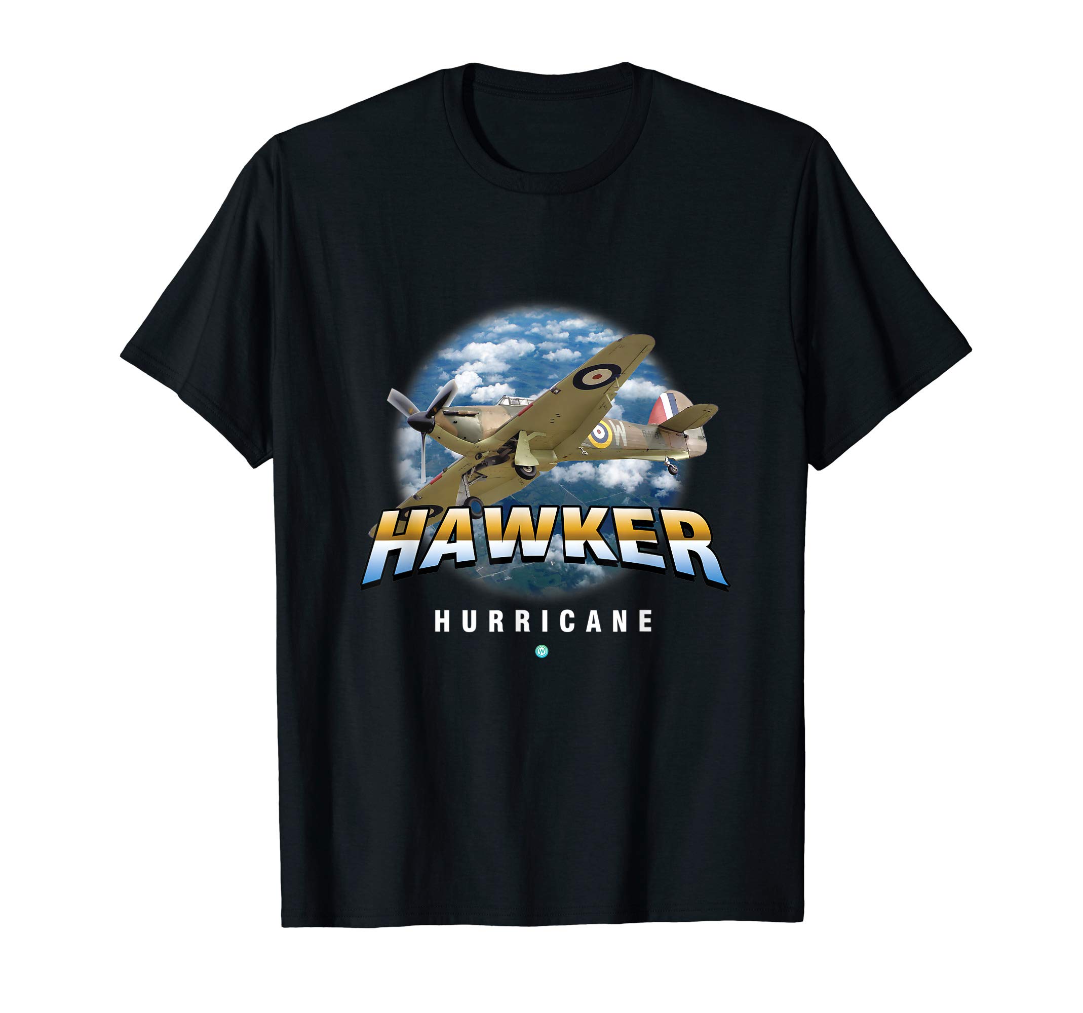 Hawker Hurricane - WW2 fighter Plane T-Shirt Gift Tee Gift TOEKO-TEX STANDARD 100