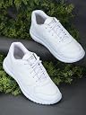 Liberty Force10 SKOLPRO-L Uniform School Shoes for Kids with EVA Sole | Comfortable Footbed - PU Out Sole| Padded Foam Insole | Quick-Wear Lacing Closure | Stylish & Lightweight (White - 5 UK) gallery image