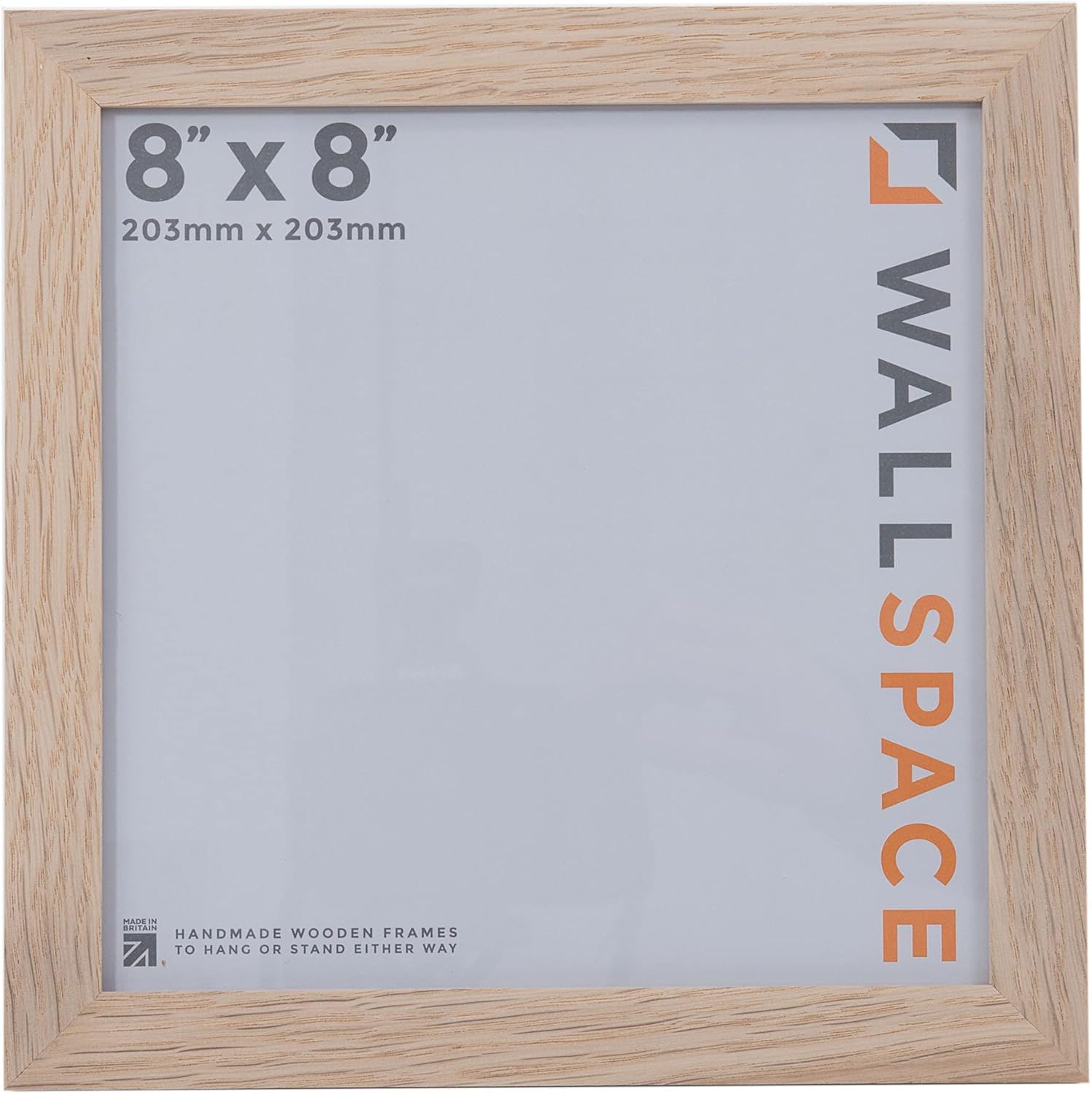 8x8 Oak Frame Square 8x8 Photo Frame 8 x 8 inch Oak Photo Frames