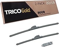 Vista 71 de TRICO Gold 19" + 19" Juego de 2 limpiaparabrisas de repuesto premium para automóvil, limpiaparabrisas de haz para todas las estaciones para lado