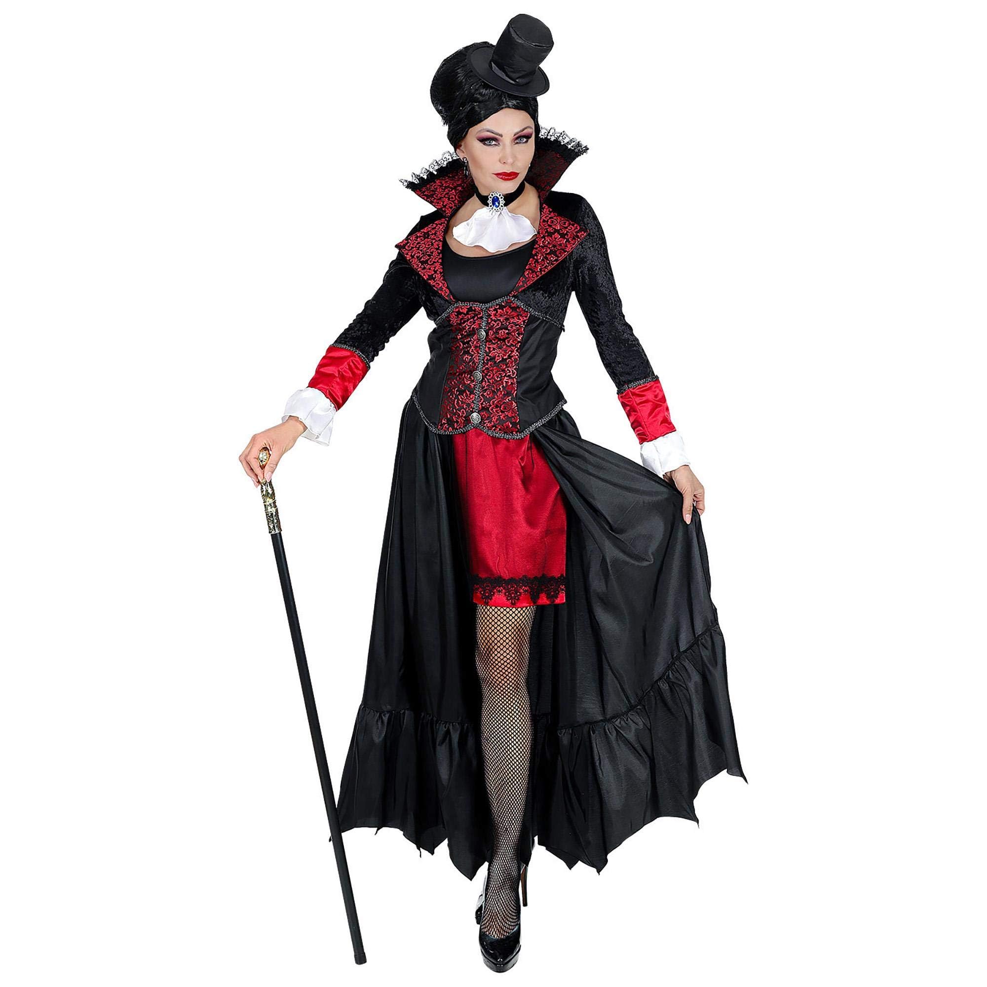 Widmann 07994 Women's Vampire Lady Costume, Black/red, XL