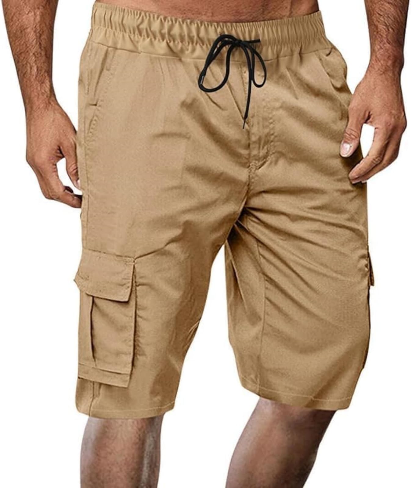 Work Shorts for Men Construction Lightweight Work Cargo Shorts Durable Zipper Pockets for Men Outdoor Work Wear