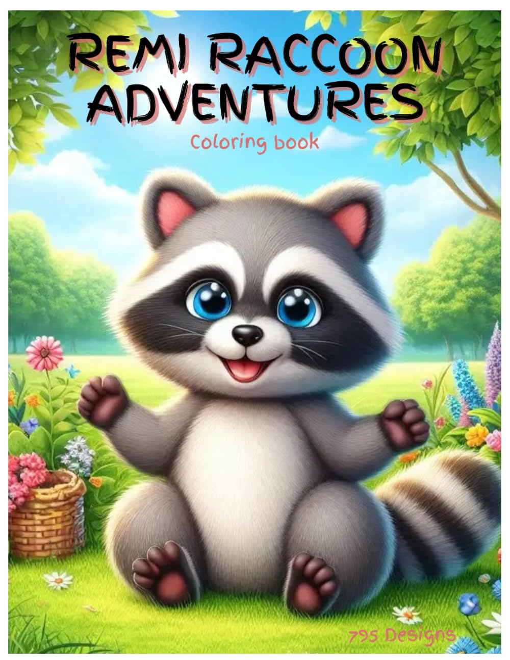 Remi Raccoon Adventures Coloring Book
