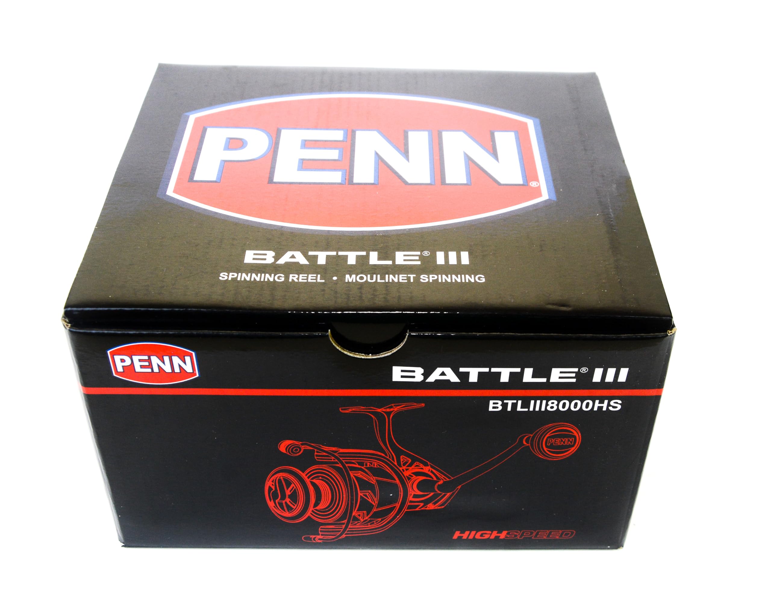 Penn Fishing Reel BTLIII8000HS BATTLE III 8000 HS REEL BOX Spinning Reel: Buy Online at Best Price in Egypt