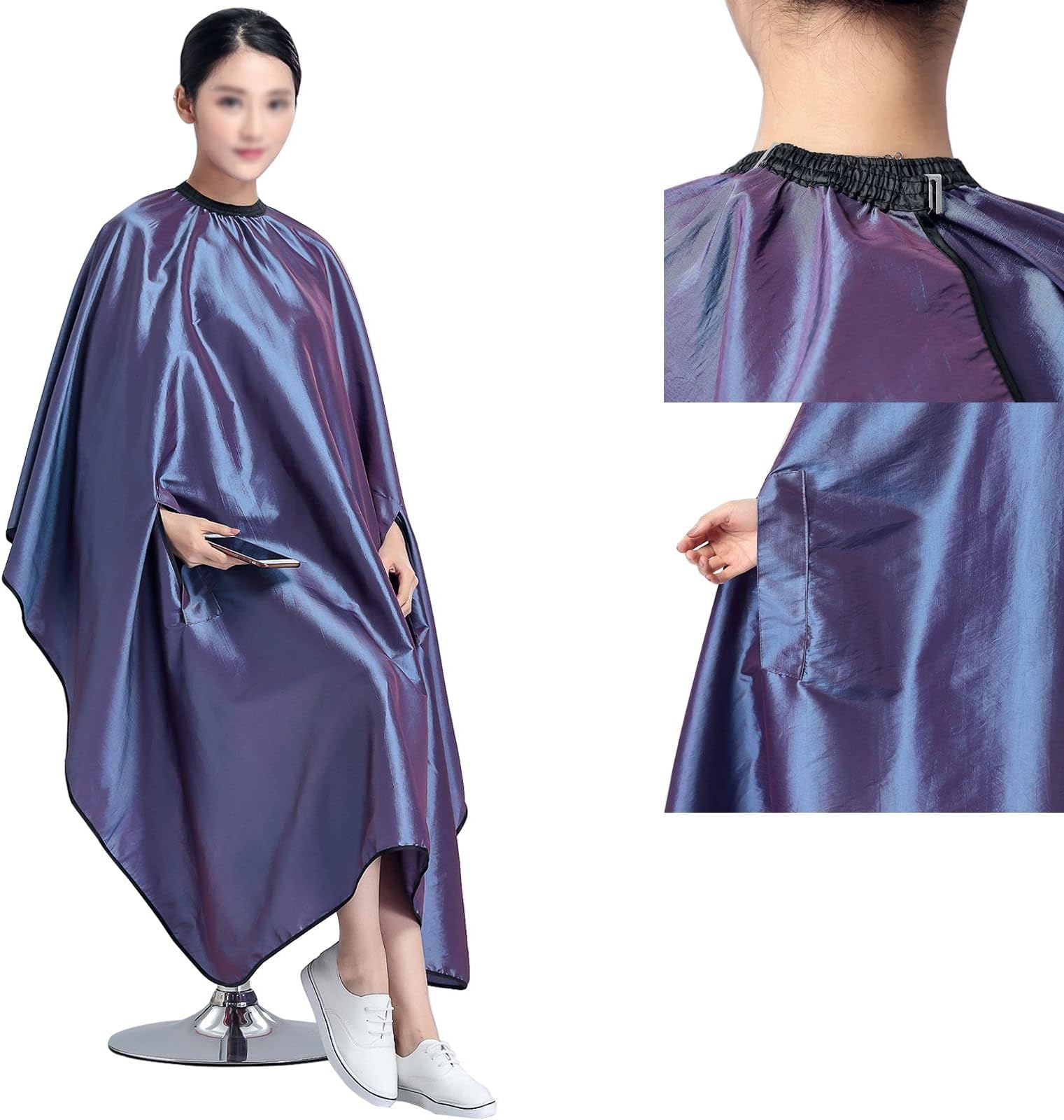 Hair Cutting Cape Salon Capes for Clients with Hand Holes Waterproof Capes for Hair Stylist Hair Cut Cape Hair Dye Cape