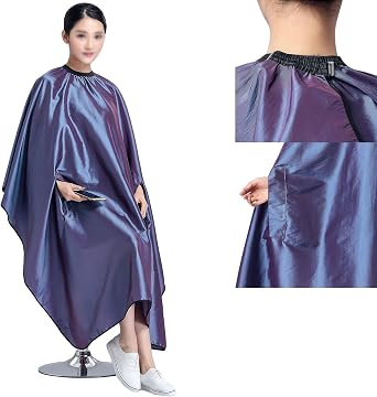 XDONEF Hair Cutting Cape Salon Capes for Clients with Hand Holes Waterproof Capes for Hair Stylist Hair Cut Dye Cape