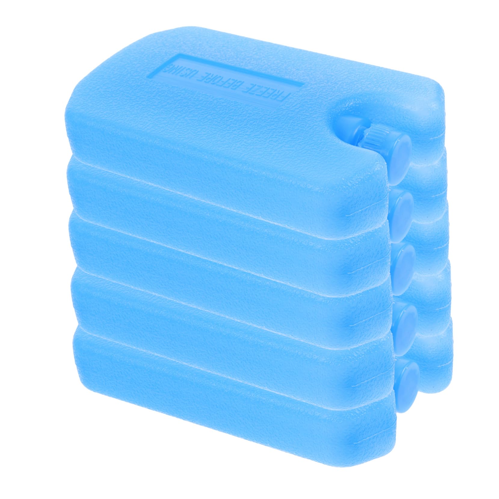 Milisten 5pcs Freezer Ice Packs for Coolers Reusable Ice Cubes for Lunch Boxes Meal Prep Travel Advanced Cooling Performance for Freshness Comfort