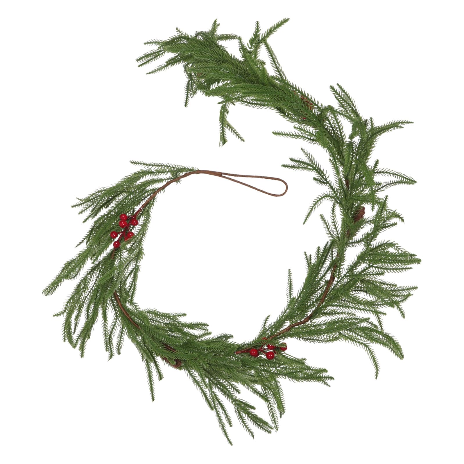 Guirlande de Noël Norfolk toucher naturel au réalisme végétal unique