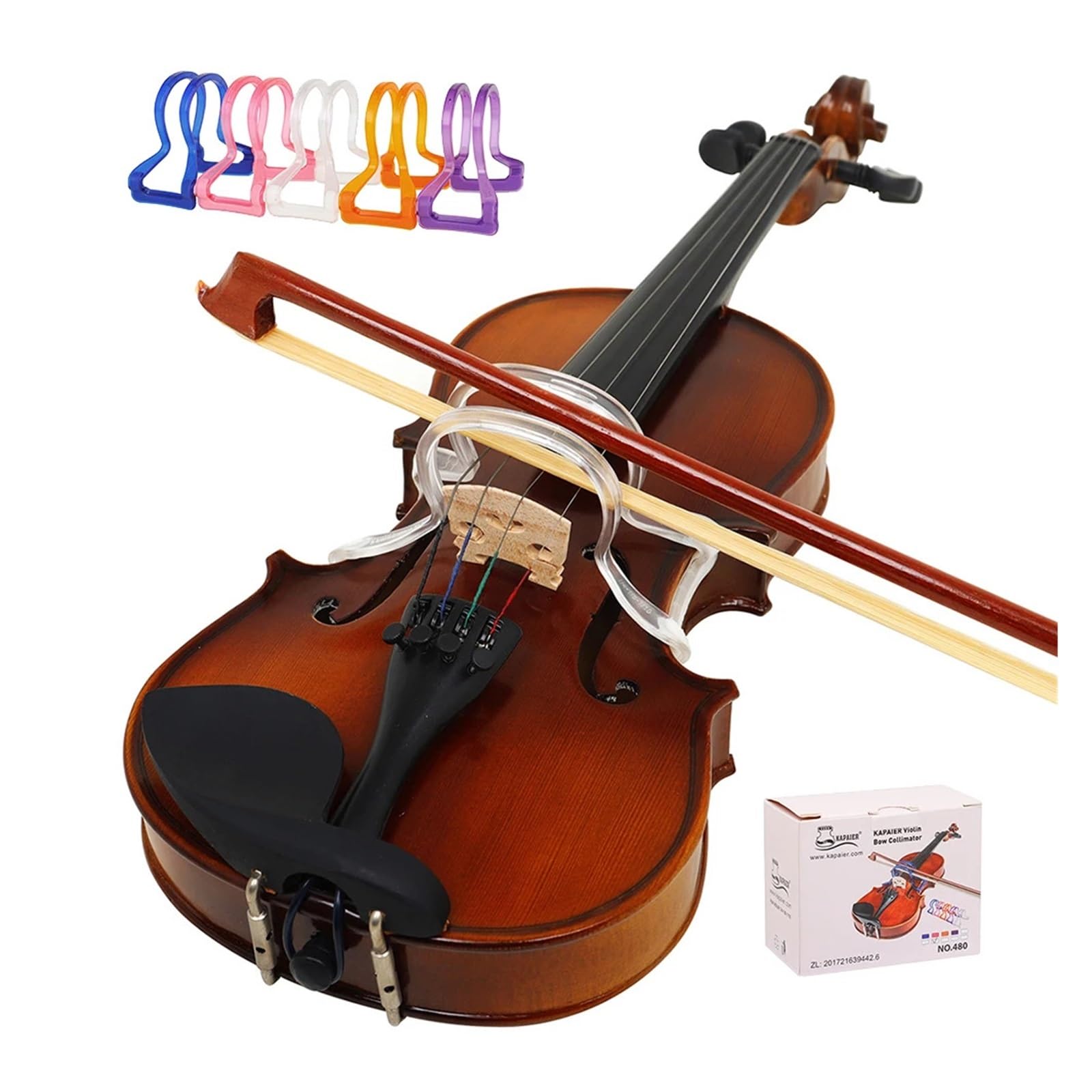 1/4 1/8 1/10 Gerades Führungswerkzeug For Violinbögen | Passend for 1/4 1/8 1/10, hält den Bogen gerade und glatt, ideal for den Unterricht