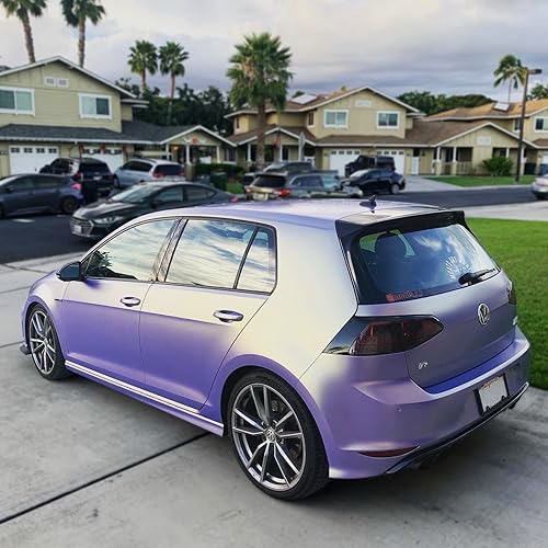 Miniatura 4 de VViViD + Película de vinilo para auto color morado galaxia mate (6 x 5 pies)