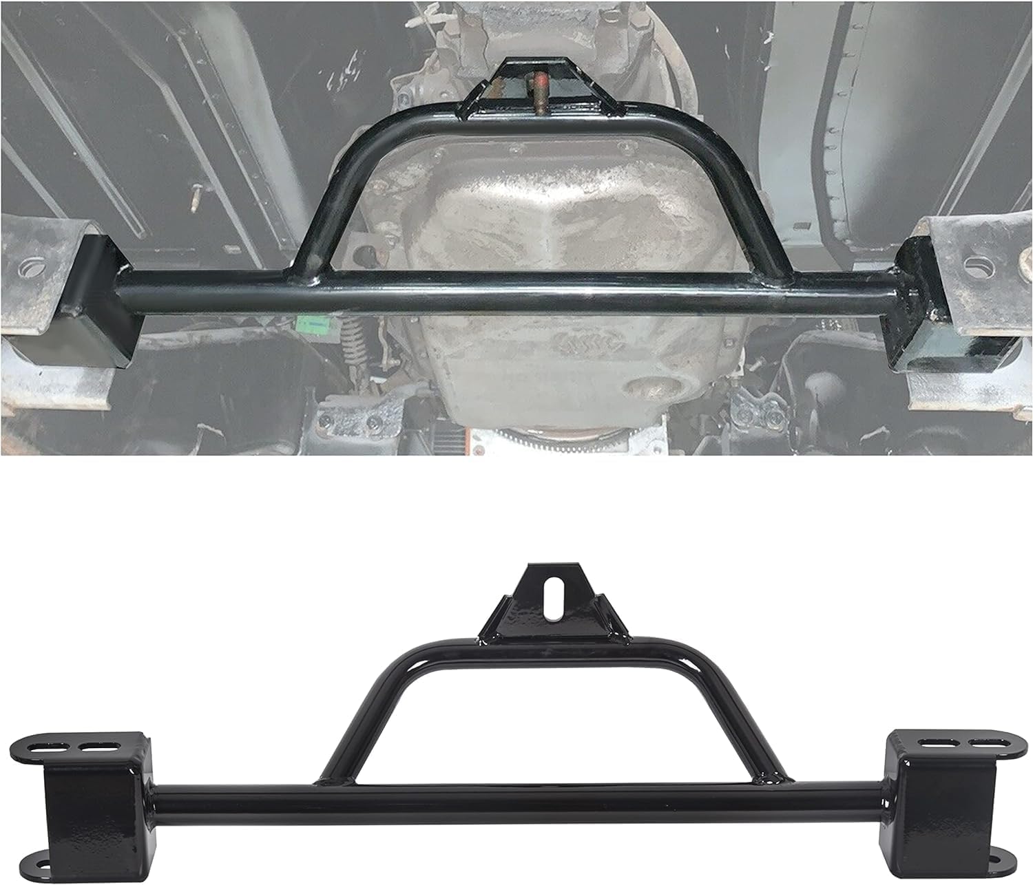 ECOTRIC 4L60E to 4L80E Transmission Crossmember Compatible with 2000-2013 Chevrolet Silverado/GMC Sierra 2WD