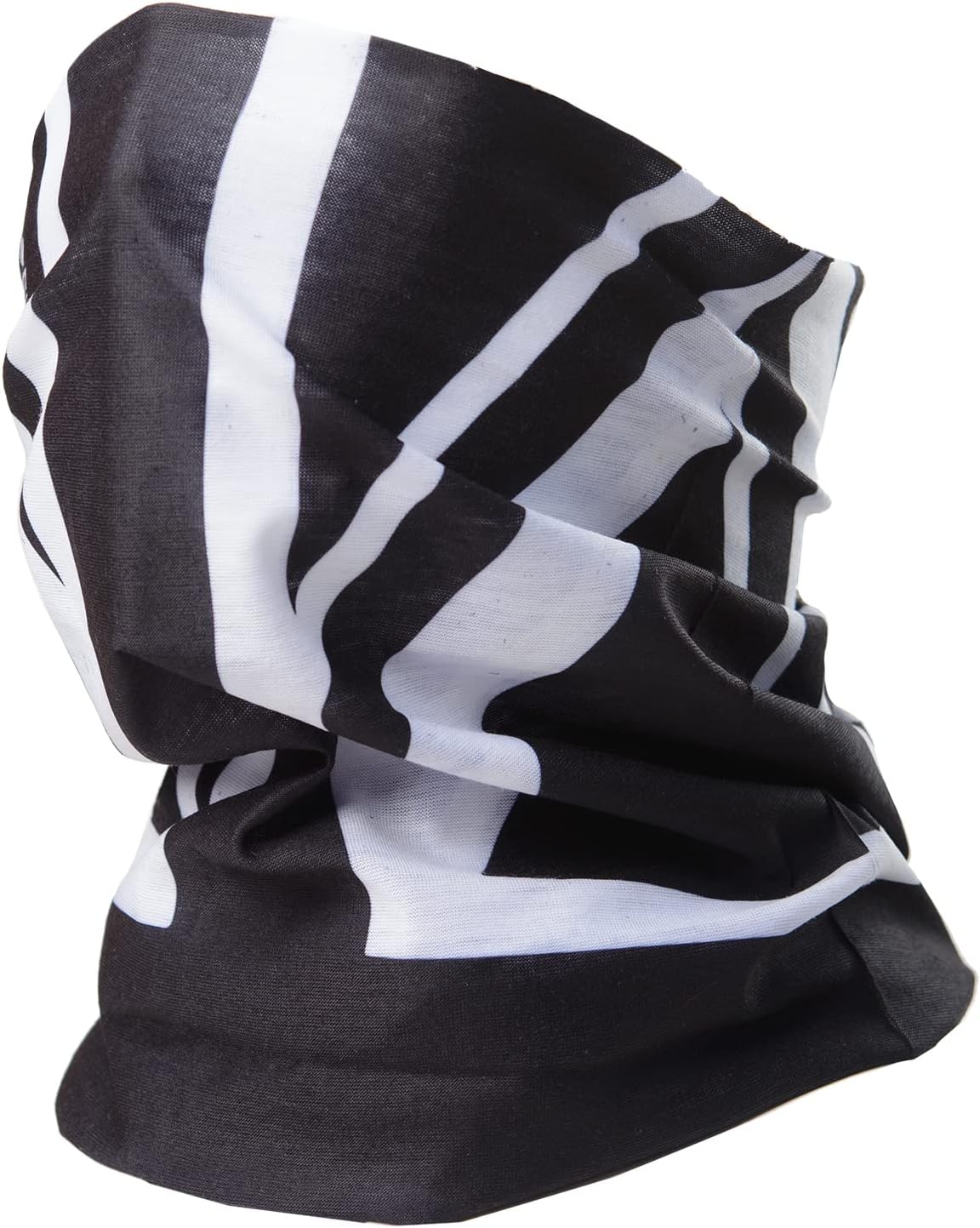 Flag of the UK Black Union Jack Neck Warmer Tube Scarf Snood Bandana Seamless MOD Biker Gaiter