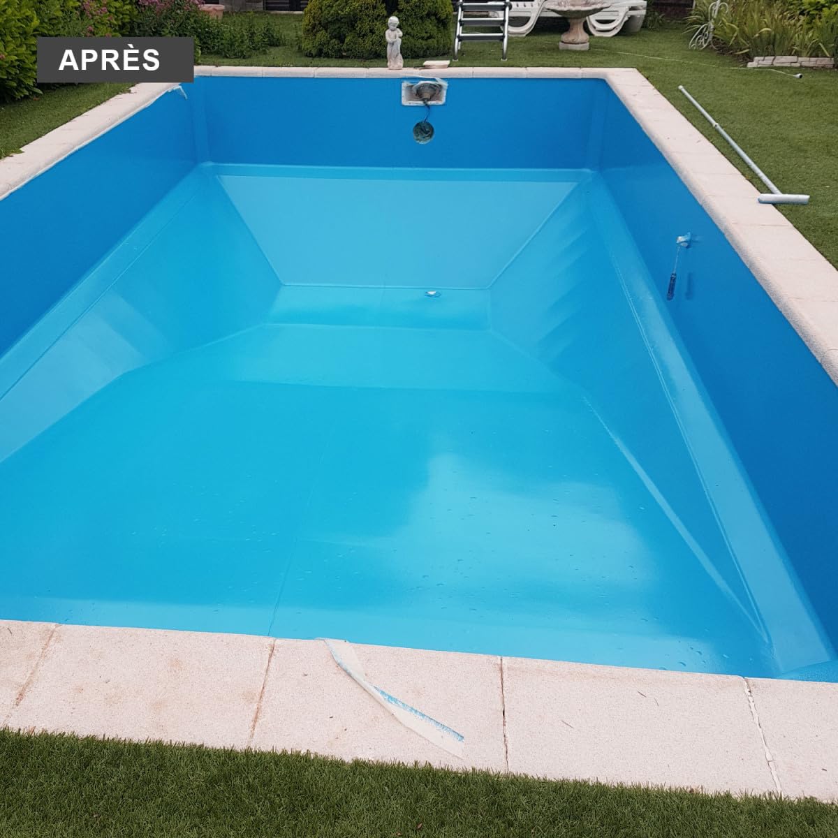 ARCANE INDUSTRIES Pintura para piscinas y depósitos de fibra de vidrio - ARCAPOOL - 175-5 kg (hasta 15m² para 2 capas) Blanco Perla - RAL 1013