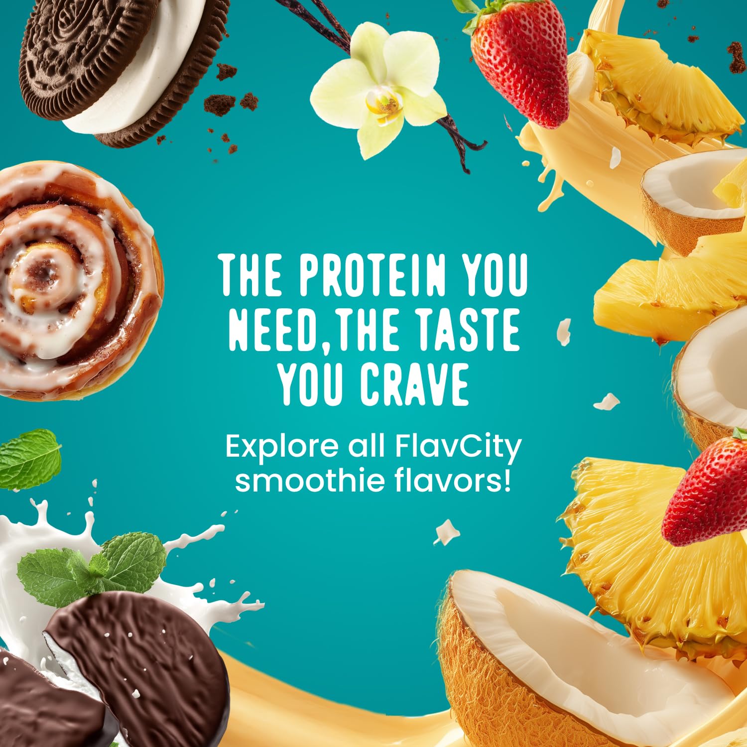 FlavCity Grass Fed Whey Chocolate Protein Powder - 25g Protein & 10g Collagen - Made with Organic Cocoa, Bananas & Coconut Milk - Gluten Free & No Added Sugars (20 Servings)