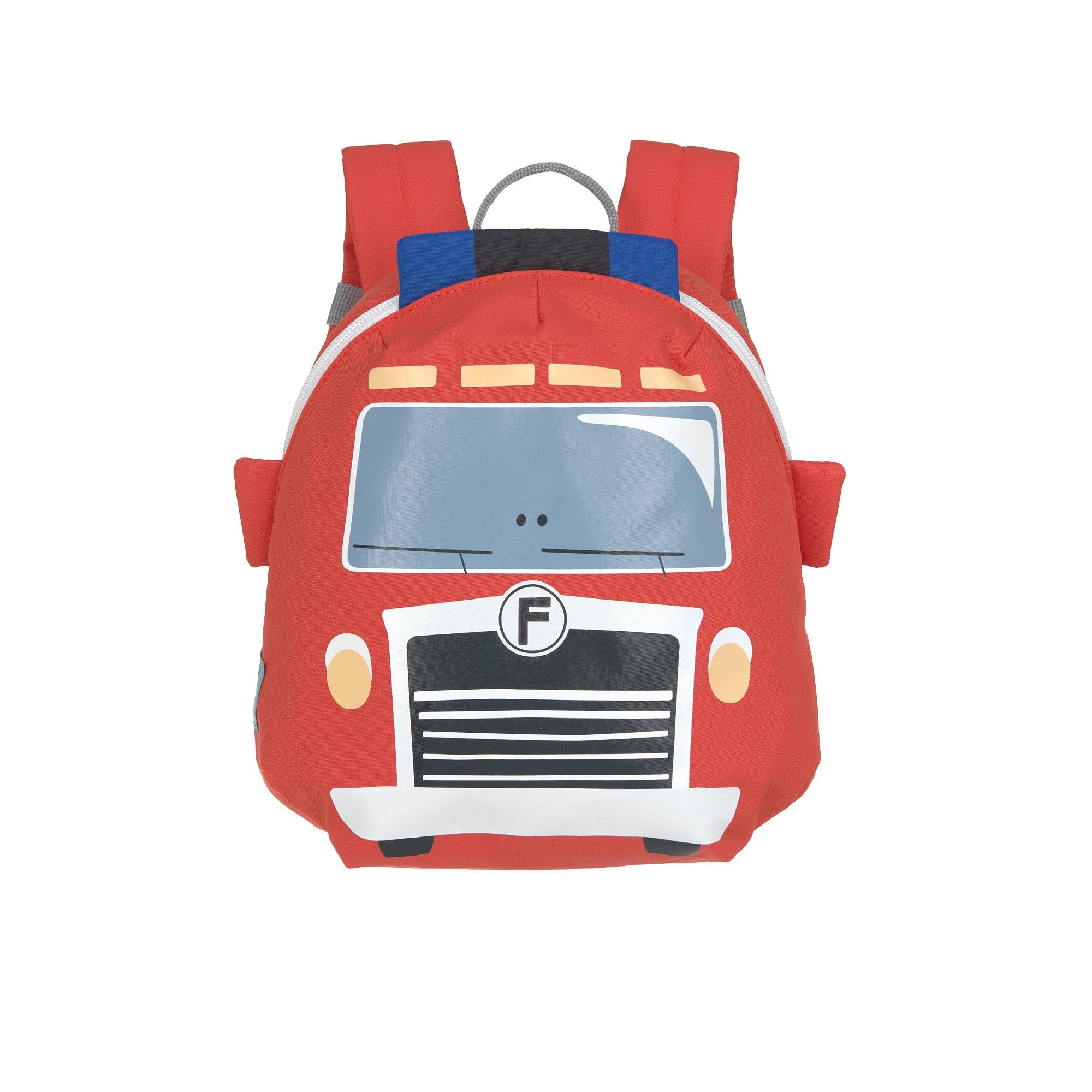 LÄSSIG Small Children's Backpack for Nursery, Crib Backpack with Chest Strap, 20 x 9.5 x 24 cm, 3.5 L, red, 20 x 9 x 24 cm, Tiny Drivers