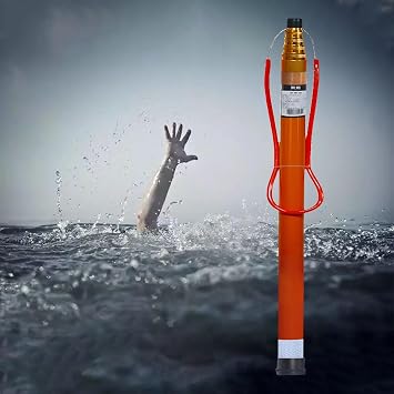 Pool Emergency Rescue Pole with Luminous & Reflective, High Visibility Rescue Salvage Rods for Day/Night, Life-Saving Equipment for Drowning Swimmers Size 4.5m/14.8ft/177.2inch