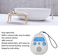 Vista 4 de AM FM Shower Radio, Waterproof Portable Shower Radio ABS Material, Built in Speaker, FM AM Receiver, Easy Operation, Perfect for Bathroom or On The