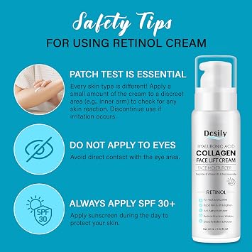 Skin Tighten And Lift Neck Cream: Face Lift Cream 6-in-1 Anti-Aging Moisturizer for Anti Wrinkle - Hydrating Neck Firming Cream with Retinol, Collagen, Peptide, Hyaluronic Acid for Neck & Decollete