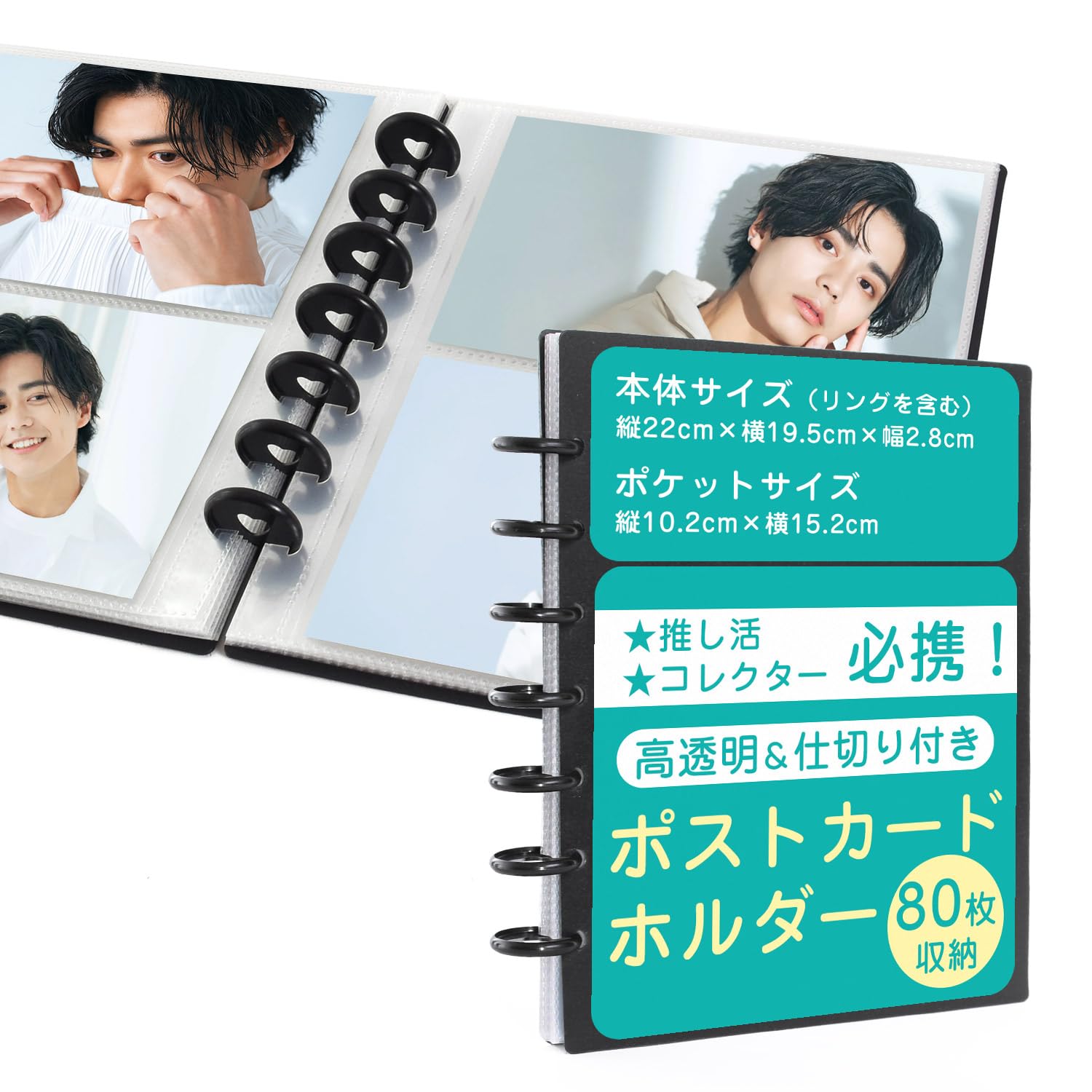 Amazon | [SELECTsk] ポストカードホルダー ポストカード ファイル