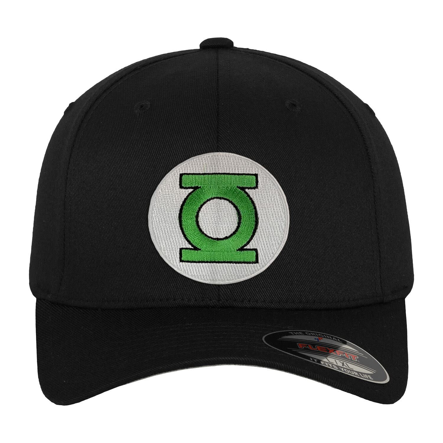 Green Lantern Unisex Black Officially Licensed Flexfit Cap (Black), Small/Medium