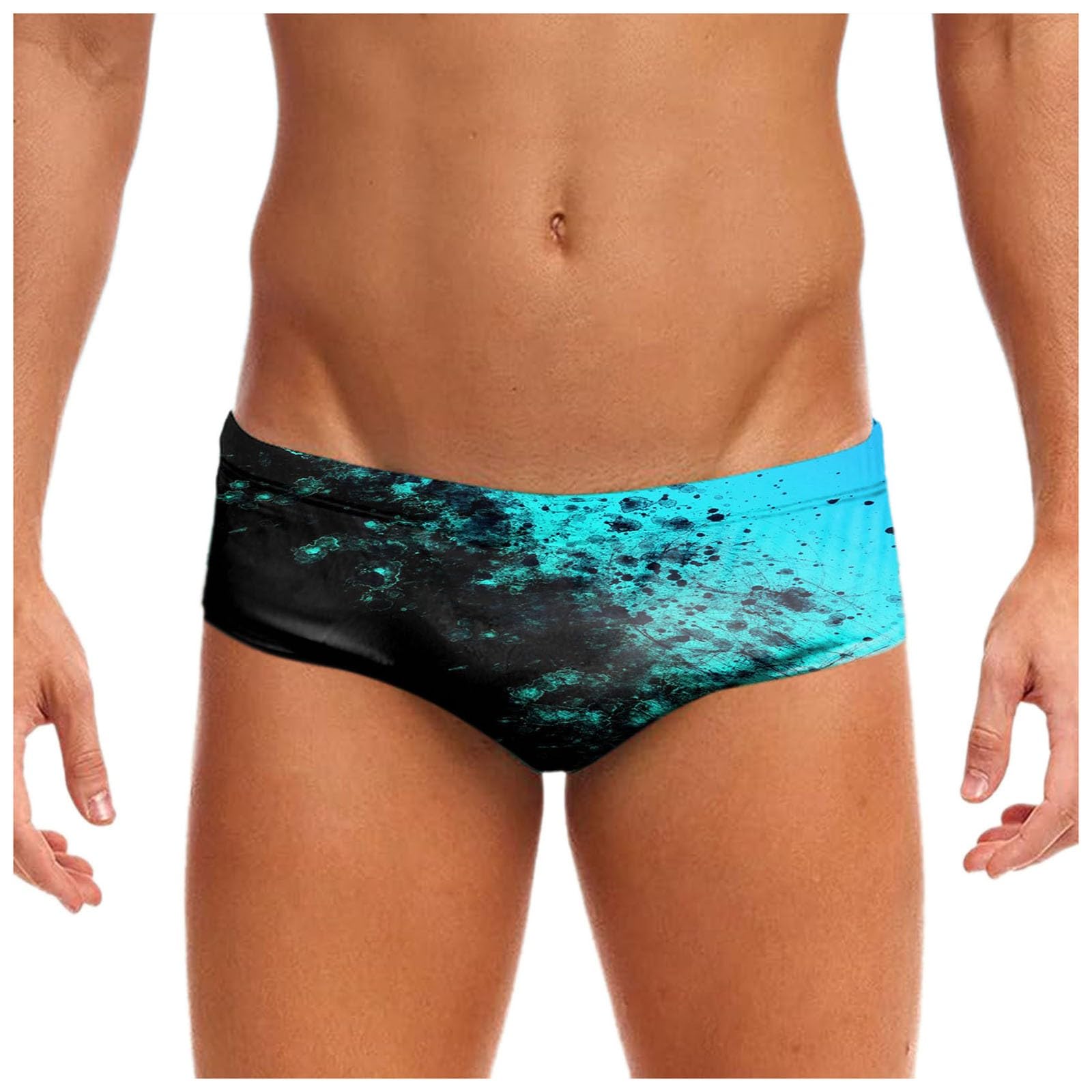 Costume Da Bagno Uomo: Slip Spiaggia Vita Bassa, Asciugatura Rapida, Coulisse Regolabile - Mare E Piscina