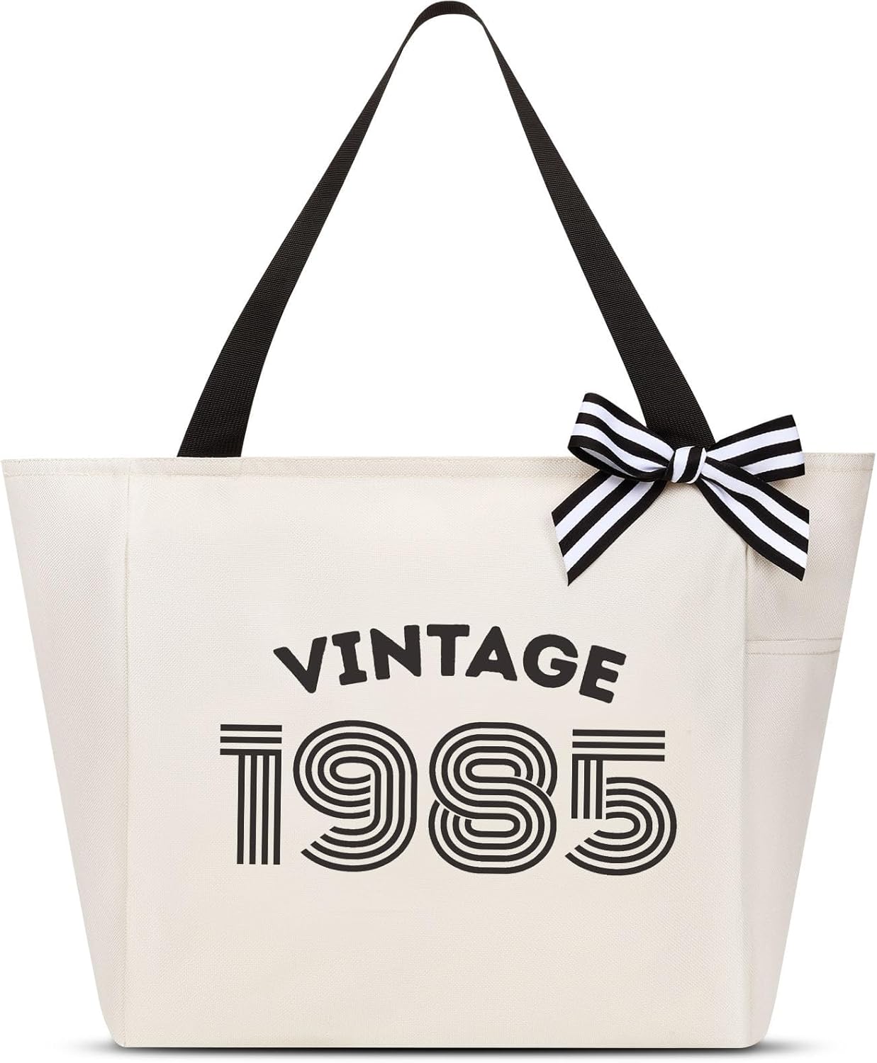 Vavabox Birthday Gifts for Women, Unique 16 18 30 40 50 60th Years Tote Bag, Vintage Handbag Gifts for Her Daughter Mom