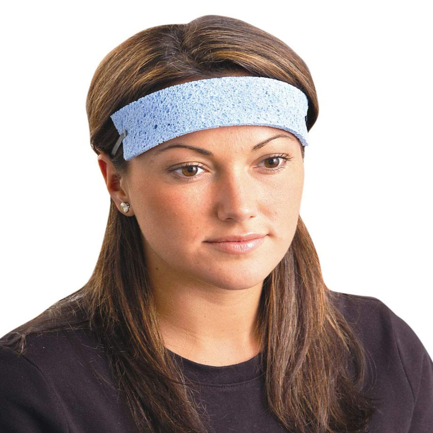 Jackson Safety Drybrow Sweatband for Hard Hats, Elastic Band, Blue, Universal Size, 16750, Original Version (Case of 25)