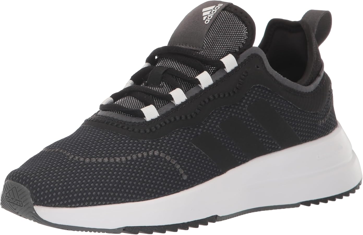 Amazon.com | Adidas Womens Fukasa Run Black/Black/White 6 | Road