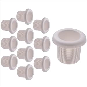 Holdrite Fixture Outlet Box Escutcheon, Pack of 10, Extended White Trim