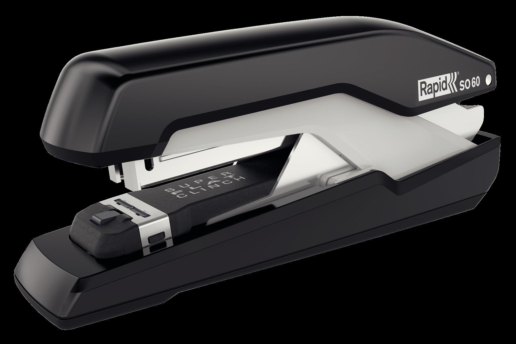 Rapid Supreme Omnipress SO60 Fullstrip Stapler (Black)