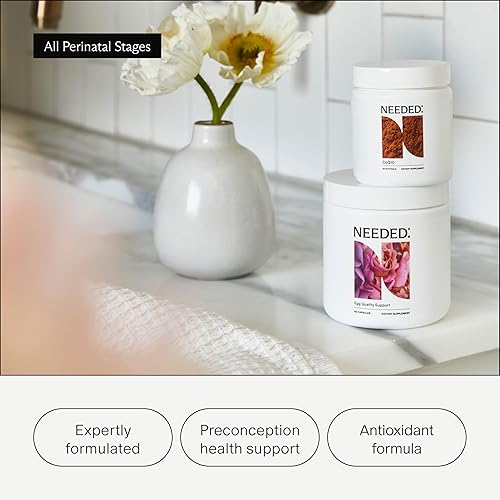 Miniatura 4 de Needed. Apoyo a la calidad del huevo - Suplemento antioxidante formulado de manera óptima para apoyar la calidad del huevo - Apoyo de fertilidad -