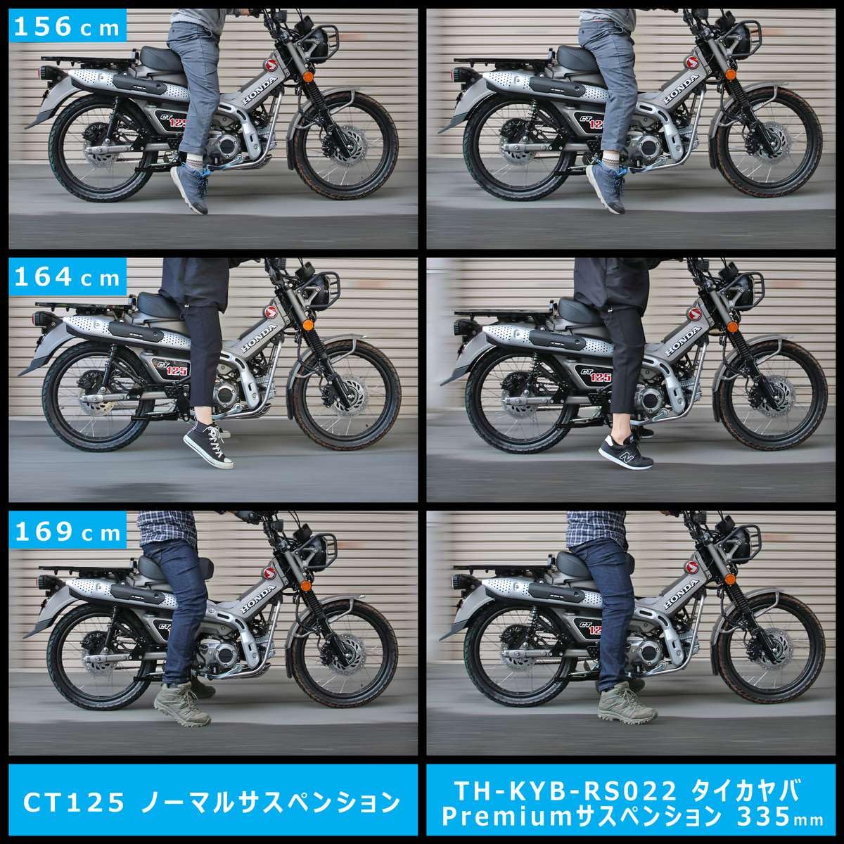 Amazon | タイカヤバ KYB ハンターカブ CT125 スーパーカブ50/110