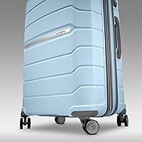 Vista 61 de Samsonite Freeform – Maleta rígida, expandible con ruedas dobles giratorias, Blanco