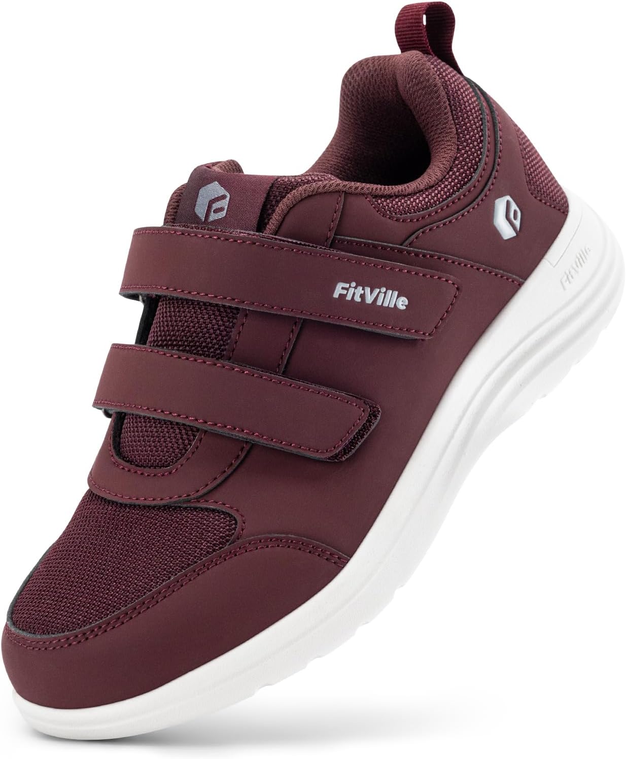 FitVille Diabetic Shoes for Women Wide Width Lightweight Comfortable Extra Wide Walking Shoes Women’s Diabetic Shoes with Adjustable Strap