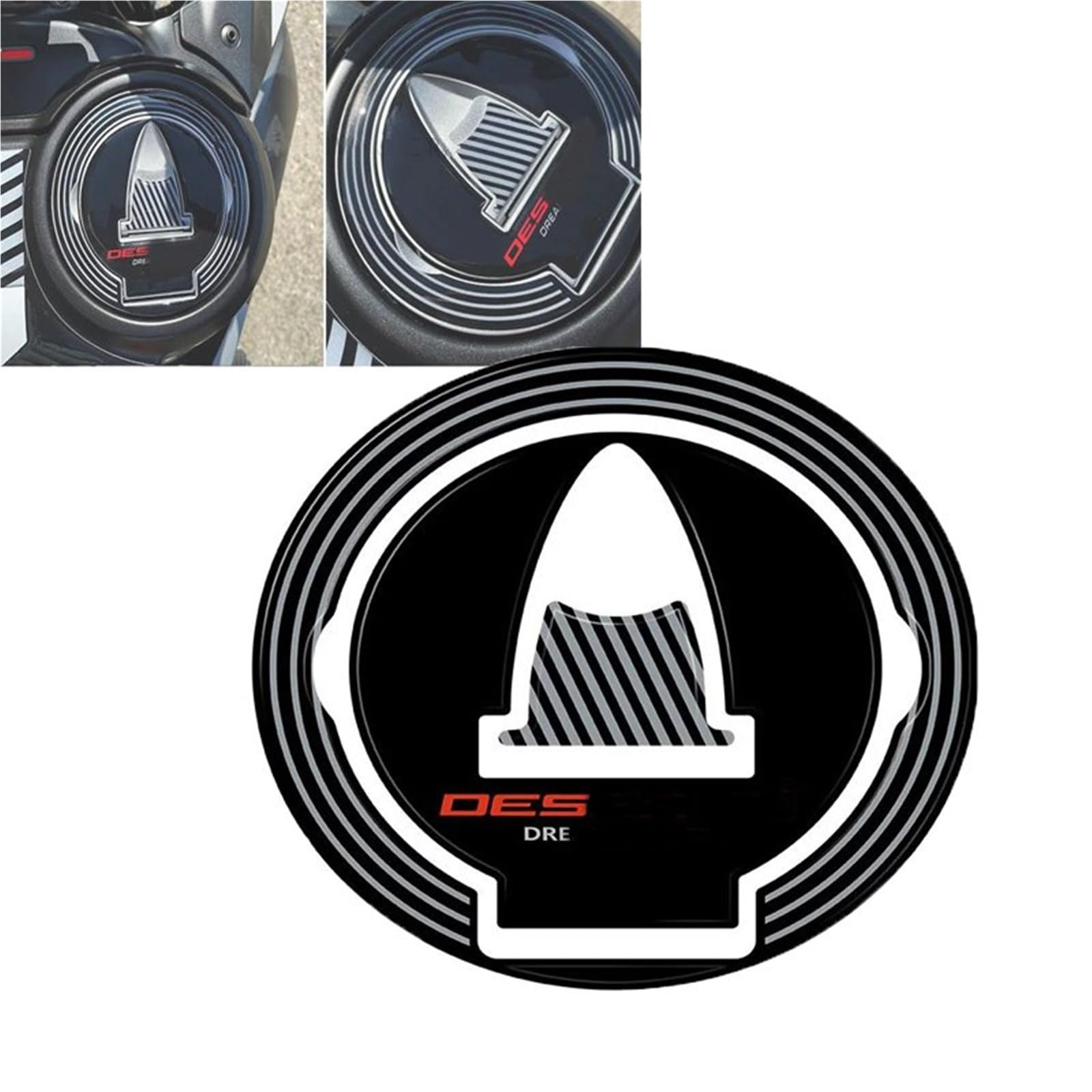 Decorative Sticker Motorcycle Side Fuel Tank Pad Pads for Ducati DesertX Desert X 2023 Protector Stickers Decal Tankpad