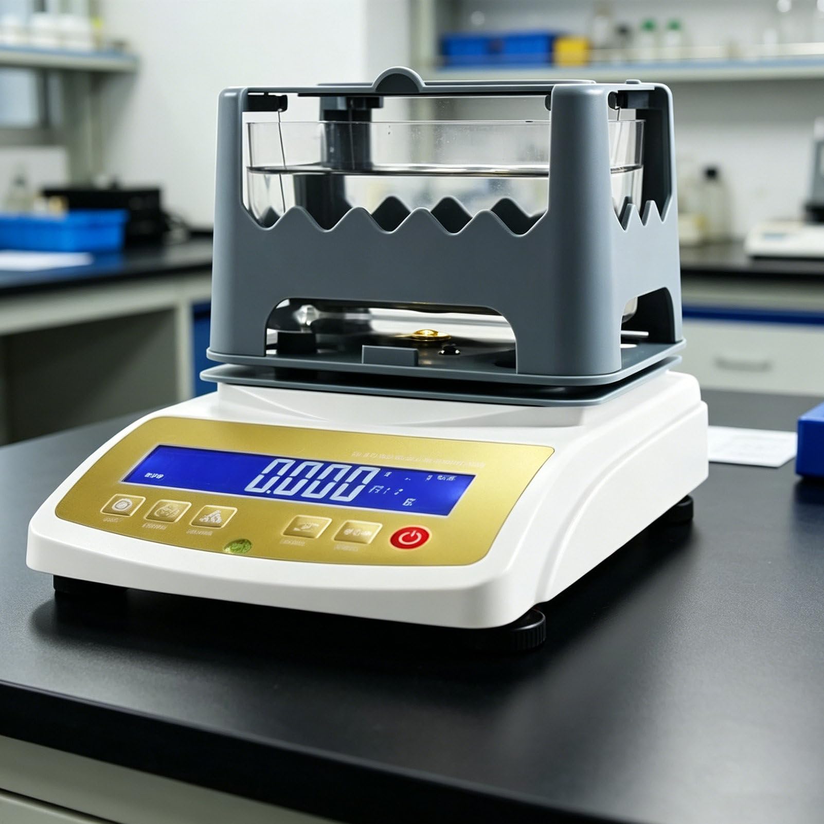 Pvxa Gold Purity Analyser Meter, Digital Electronic Gold Purity Tester Machine, Precious Metal Testing Kit, 0.001g/Cm³ Accuracy Gold Tester, for Jewelers 300K