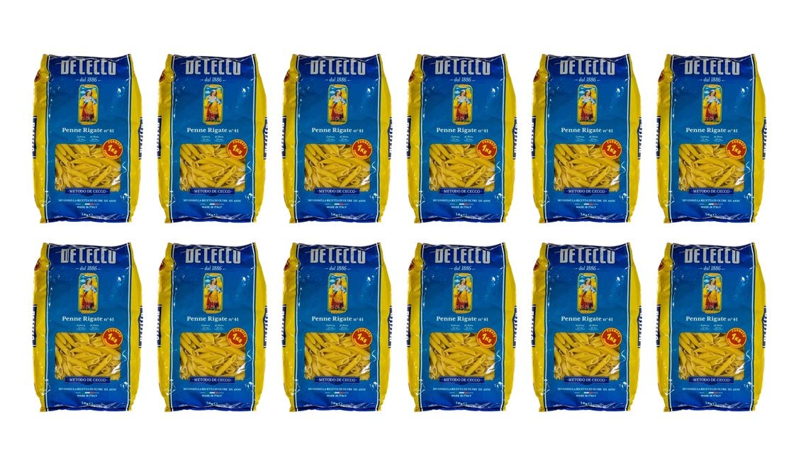 Penne Rigate N.41 De Cecco, 12er Pack (12x1kg)