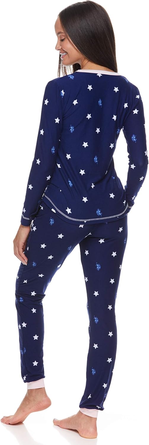 U.S. Polo Assn. Women's 2-Piece Lounge Pajama Set Valentines Gifts for Her - Image 5