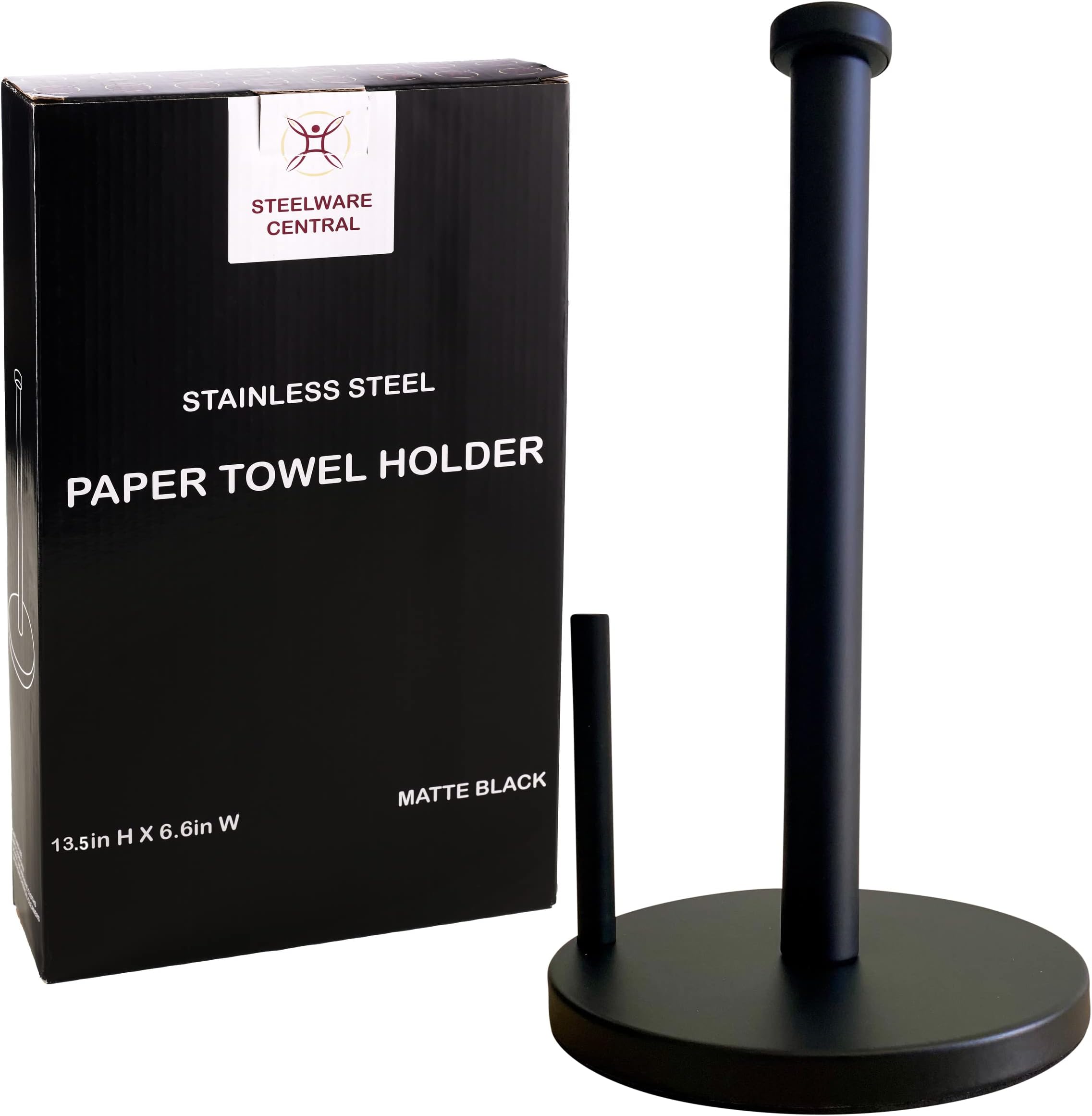 Paper Towel Holder Stainless Steel (Matte Black)