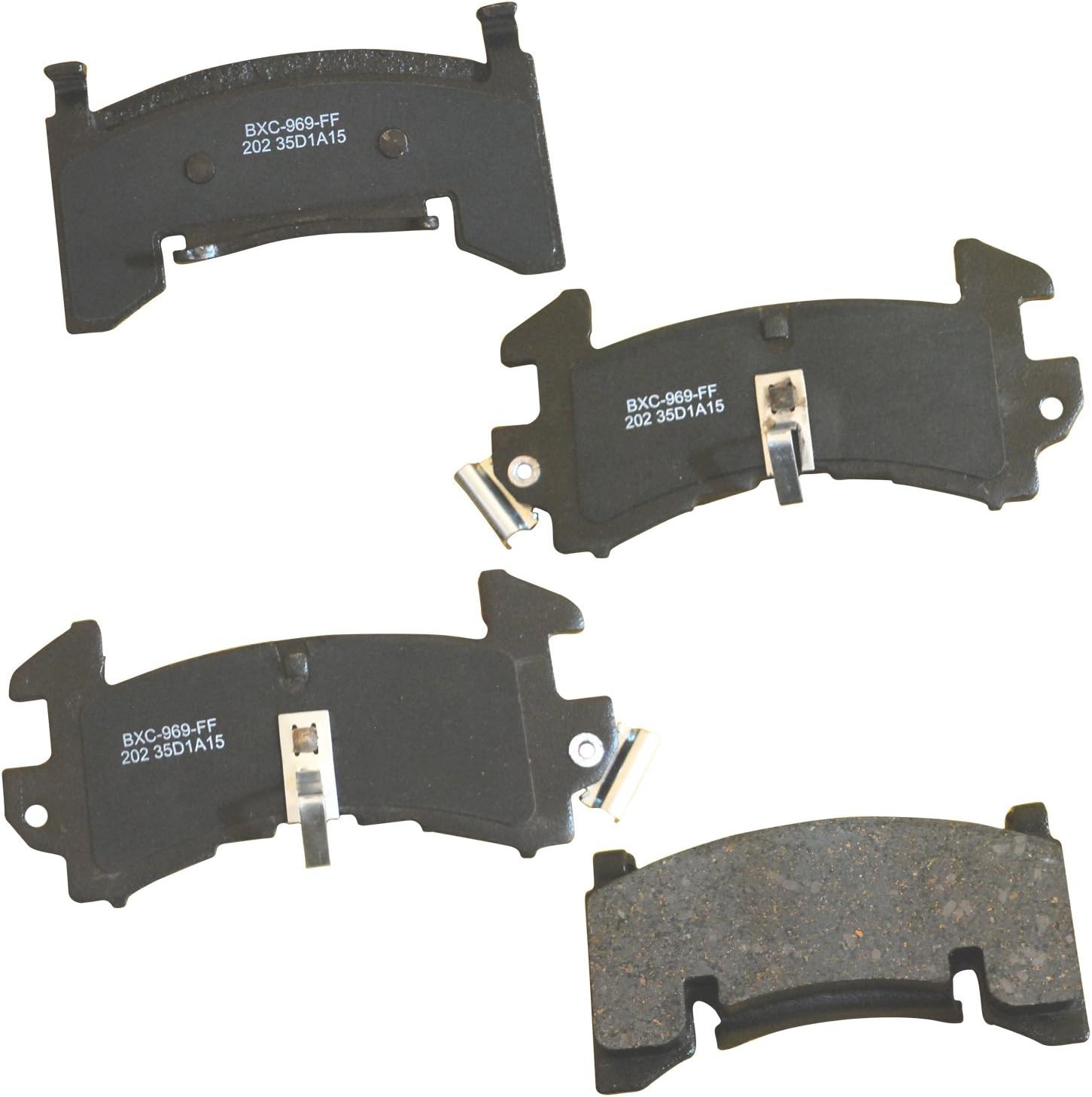 Premium SBC202 Ceramic Front Brake Pads for Chevrolet S10 1999-1998