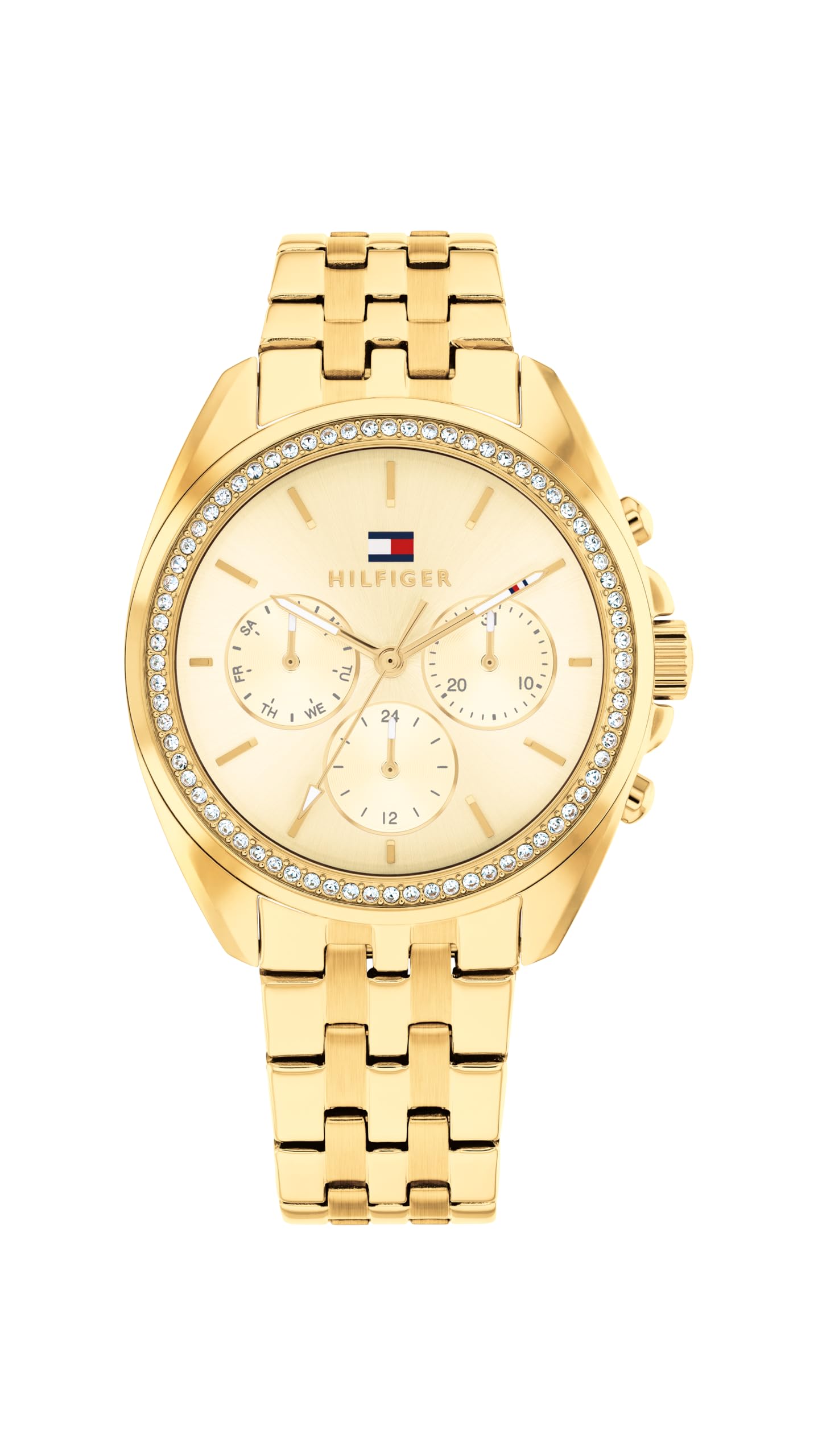Tommy Hilfiger Women'S Gold-Plated Bracelet Watch