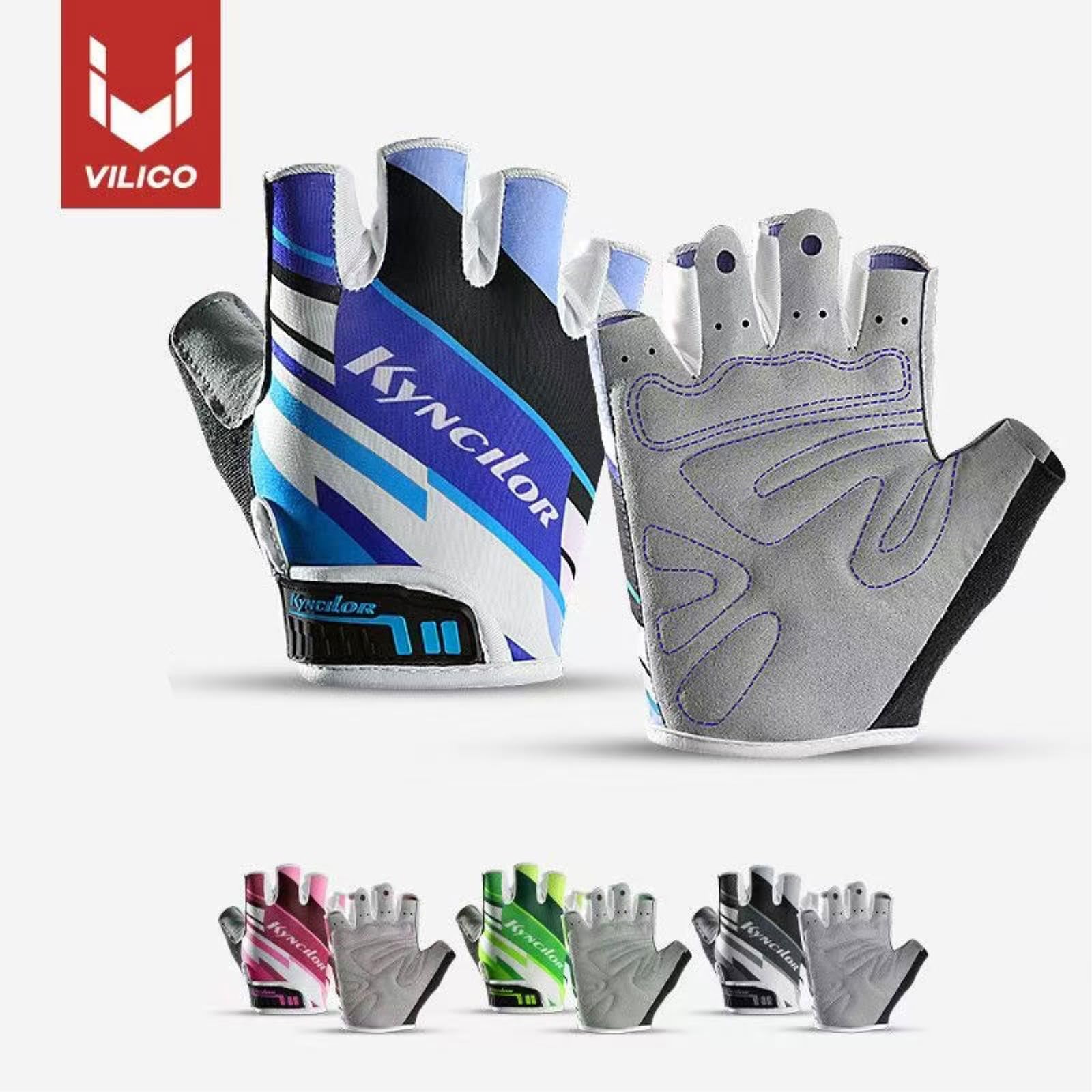 Guantes De Ciclismo Sin Dedos Unisex, Deportes Y Entrenamiento Fitness-Green -m