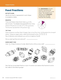 Scholastic Success with Math Grade 4 Workbook
